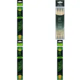 Fire Clover Takumi-pakninger med fem bambuspinner hver, en av dem merket 20 cm og 10 mm